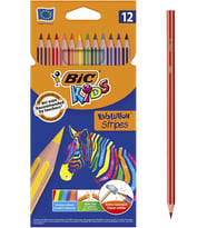 Bic Evolutıon Strıpes Kuru Boya Kalemi 12'Li Kutu 950522
