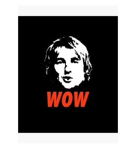 Vay. Owen Wilson. Tablo Ahşap Poster Dekoratif