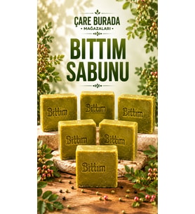 El Yapımı & Doğal Siirt Bıttım Sabunu (6 ADET)