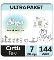 Sleepy 7 Beden Bio Natural Bebek Bezi Ultra Paket 48x3 144 Adet