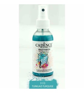 Cadence Your Fashion Sprey Kumaş Boyası 100 ml. 1115 TURKUAZ 