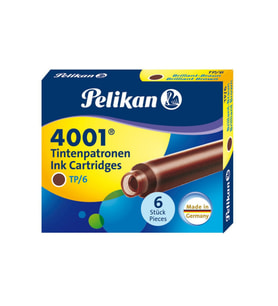 Pelikan K Kartuş Serisi Dolma Kalem Kartuşu Kahverengi PELTP6X