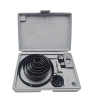 Fixonic B.H.D BHD00265 Buat (Panç) Açma Seti 16 Parça (19-22-29-32-38-44-51-64-76-89-102-127mm) (Siyah)