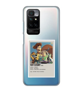 Redmi 10 2022 Uyumlu Toy Story Minimalist Poster Desenli Şeffaf Telefon Kılıfı