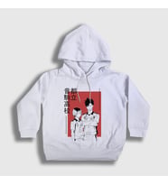 Presmono Unisex Çocuk Beyaz Kuroken Voleybol High Anime Haikyu Kapüşonlu Sweatshirt 237697tt
