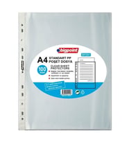 Bigpoint BP291 A4 Poşet Dosya (100 lü Paket)