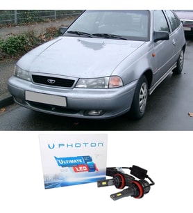 Daewo Nexia Led Xenon Uzun + Kısa Far Ampulü H4 Ultimate Yeni Seri Beyaz