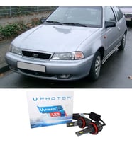 Daewo Nexia Led Xenon Uzun + Kısa Far Ampulü H4 Ultimate Yeni Seri Beyaz