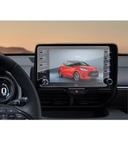 Toyota Yaris 8 İnç Multimedya Ekran Koruyucu Navigasyon (Şeffaf)