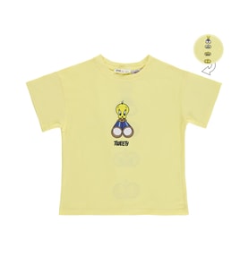 Tweety Kız Çocuk 6-9 Yaş Tişört - Sarı