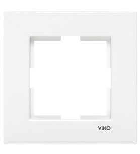 VİKO Karre Tekli Çerçeve Beyaz 909602Y0 VİKO