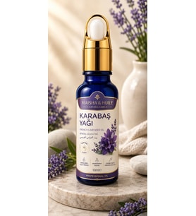 Karabaş Uçucu Yağı 10 ML - Doğal Bitkisel Bakım Yağı Saç Ve Cilt Bakımı İçin Aromaterapi Yağı