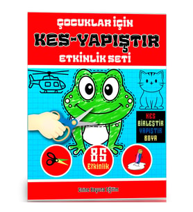 Çocuklar İçin KES YAPIŞTIR Etkinlik Seti
