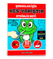Çocuklar İçin KES YAPIŞTIR Etkinlik Seti
