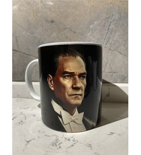 Tanem Atatürk "eserin Üzerindeki Imzası Olmayan Yegane Sanatkar Öğretmendir." Baskılı Özel Tasarım Kupa