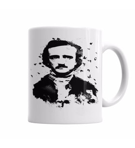 Edgar Allan Poe Kupa Bardak Porselen