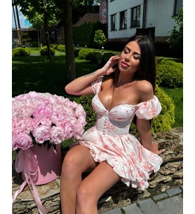 Morliva Dubai kumaş elbise 1563