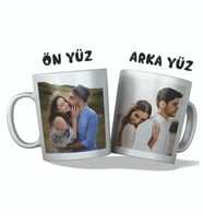 Kişiye Özel Fotoğraf Baskılı Kupa Bardak (Beyaz)