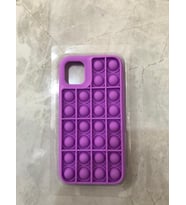 Iphone 11 Pop It Fidget Rahatlatıcı Trend Telefon Kılıfı (Mor)