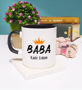 Baba Kupa Bardak Siyah