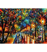 Renkli Yürüyüş Sayılarla Boyama Seti 50x65 cm (Tuvale Gerili)