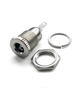 5.5 mm x 2.1mm DC Güç Soketi Metal Panel Montaj Power Jack