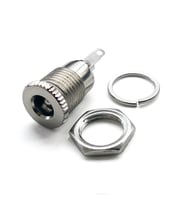 5.5 mm x 2.1mm DC Güç Soketi Metal Panel Montaj Power Jack