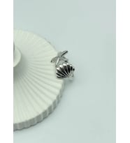 Çelik Silver İstiridye Deniz Yıldızı Ayarlanabilir Yüzük - 25yzk134