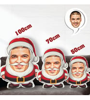 eJOYA Kişiye Özel Fotoğraflı Yeni Yıl Noel Baba Peluş Oyuncak 116227