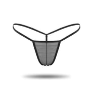 Transparan Tül String Tanga
