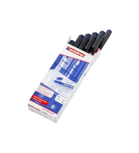 Edding E-142 M Asetat Kalemi Mavi 10 Lu (1 Paket 10 Adet)