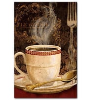 Cakatablo  Cafe Le Rouge Sıca Kahve Görseli  MDF Tablo