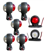2 LEDLİ TAKOZ LED TURUNCU KIRMIZI