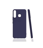 Infinix Note 8 Uyumlu Kılıf Zore Biye Silikon (Lacivert)