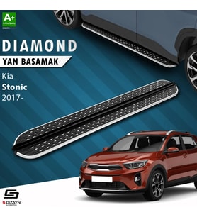 S-Dizayn Kia Stonic Diamond Krom Yan Basamak 173 Cm 2017 Üzeri