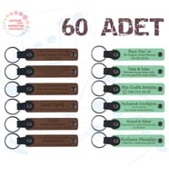 A Kahve & Yeşil, Doğum Günü Kutlamalarının Vazgeçilmezi, 60'lı Set, Kişiselleştirilebilir Hediyelik