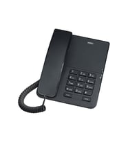 Şık Siyah Analog Masa Üstü Kablolu Telefon, Kullanışlı ve Dayanıklı