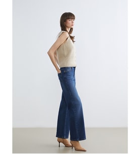 LCW Jeans İndigo Wideleg Kadın Jean Pantolon