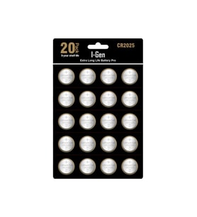 I-Gen CR2025 Pil 20'lİ Paket  Lityum Düğme Pil 3V 2025