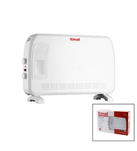 İTİMAT CH-2020B BÜYÜK BOY KONVEKTÖR ISITICI - SOBA ELEKTRİKLİ TURBO ISITMA 3-KADEME ISI AYARLANABİLİR TERMOSTAT=750-1250-2000W (5343)