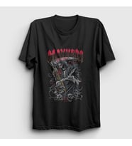 Presmono Unisex Siyah Fest Mayhem T-Shirt 64458tt