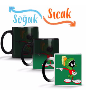 Looney Tunes Marvin The Martian Sihirli Kupa Bardak Porselen