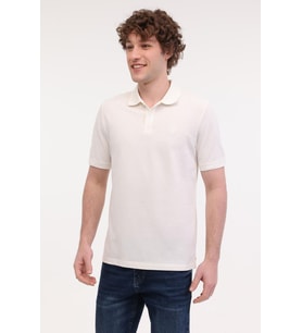 Lumberjack MB CT953 POLO T-SH 5FX 101939518 Erkek Tişört Kırık Beyaz S-XXL