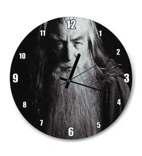 Cakatablo Yüzüklerin Efendisi Gandalf Duvar Saati
