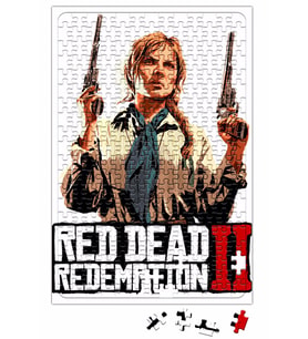 Red Dead Redemption 2 Sadie Adler Puzzle 240 Parça Yapboz