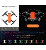 DJI SPARK Su Geçirmez Koruyucu Sticker Çıkartma Ice Orange