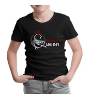 Burç - Scorpio Queen Siyah Çocuk Tshirt