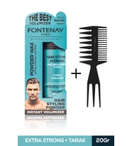 FONTENAY SAÇ ŞEKİLLENDİRİCİ PUDRA TOZ WAX MAT EFFECT MAVI 20GR + ŞEKİL TARAĞI 2'Lİ SET
