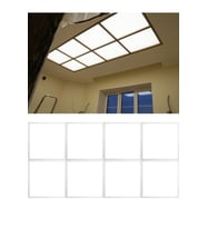 8 Adet,yeni Tavan Aydınlatma, 8 Li Led Panel,t24 Asma Tavanlar Için Gurup Led Aydınlatma Panel,60x60