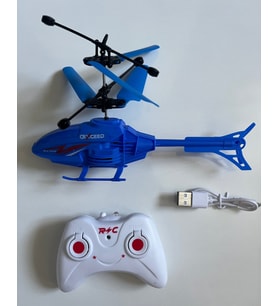 Uzaktan Kumandalı Helikopter 18 Cm Mavi Renkli